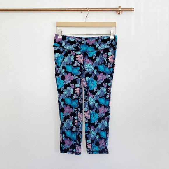 O'Neill Pants - O'NEILL 356 Floral Workout Yoga Leggings Medium